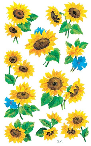 Z-DESIGN Sticker Creative 54103 Sonnenblumen 2 Stck