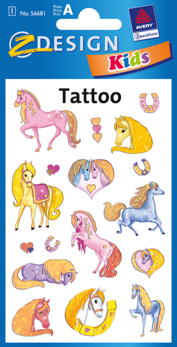 Z-DESIGN Sticker Tattoo 56681 Pferde