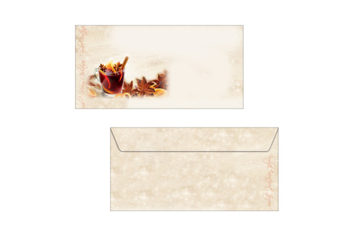 SIGEL Weihnachts-Umschlag 11x22cm DU139 90g 25 Stck