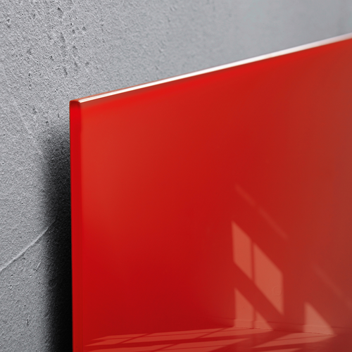 SIGEL Glas-Magnetboard artverum GL142 rot 1000x650x15mm