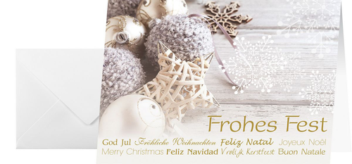 SIGEL Weihnachts-Karten Christmas DS034 Feeling, A6 (A5), +Umschlge