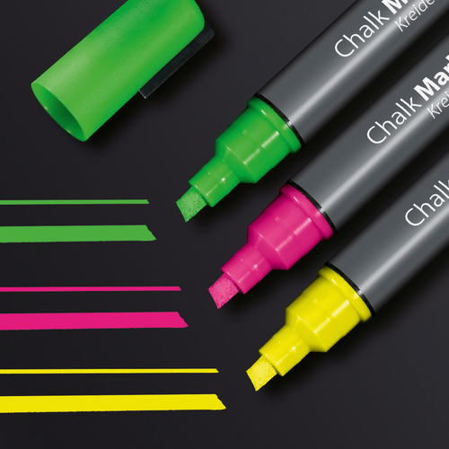 SIGEL Chalk Marker 1-5mm GL182 3 Farben ass.
