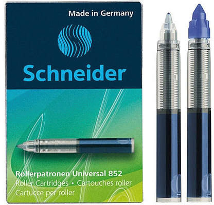 SCHNEIDER Tintenpatrone Breeze 0,3mm 185203 blau, lschbar 5 Stck