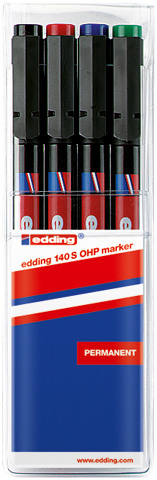 EDDING OHP-Marker permanent S 140-E4 4er Etui