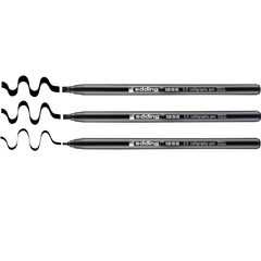 EDDING Calligraphy 1255 Set 2-5mm 1255-1-E3 schwarz 3...