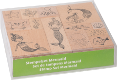 HEYDA Stempel-Set Mermaid 12x10x3cm 204888678 braun...