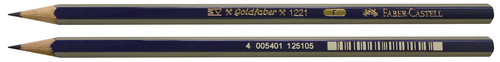 FABER-CASTELL Bleistift F 112510 Goldfaber