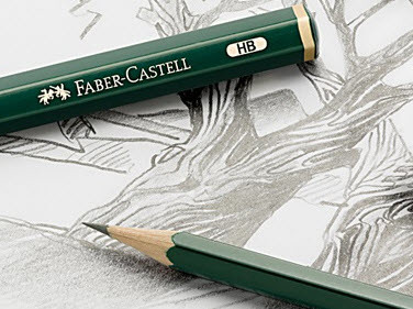 FABER-CASTELL Bleistift CASTELL 9000 3B 119003