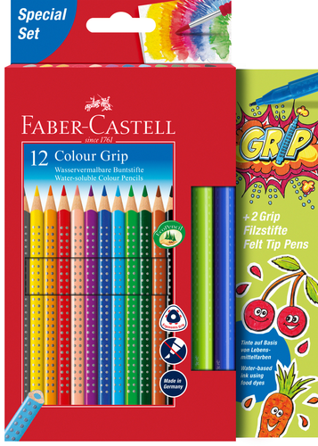 FABER-CASTELL Farbstift Colour Grip 201640 5 Stck ass.
