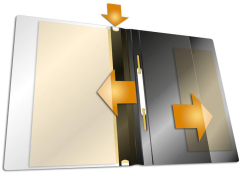 DURABLE Angebotshefter DURAPLUS 2579/07 für 100 Blatt A4 dunkelblau