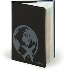 DURABLE Reisepasshülle RFID Secure 214401 schwarz...