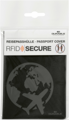 DURABLE Reisepasshülle RFID Secure 214401 schwarz...