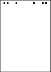 LANDRE Flipchartblöcke blanko 10050593 20 Blatt, 80g...
