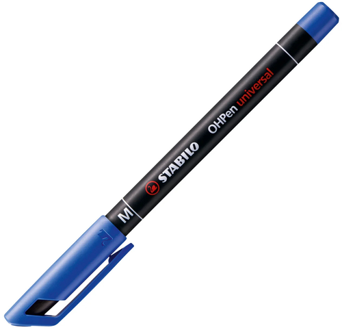 STABILO OHP Pen permanent M 843/41 blau