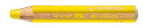 STABILO Farbstifte Woody 3 in 1 880/205 gelb