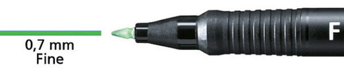 STABILO OHP Pen permanent F 842/36 grn