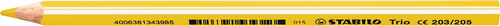 STABILO Farbstift ergonomisch 4,2mm 203/205 Trio dick gelb