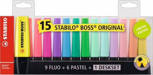 STABILO BOSS Original 2-5mm 7015-01-5 Tischset 15 Stck