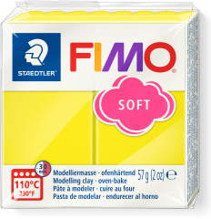 FIMO Knete Soft 57g 8020-10 gelb