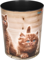 LÄUFER Papierkorb 26661 Neugierige Kätzchen 13lt