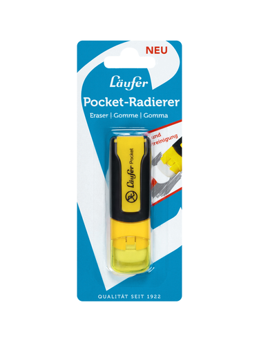 LUFER Radierer Pocket 69821 farbig ass.