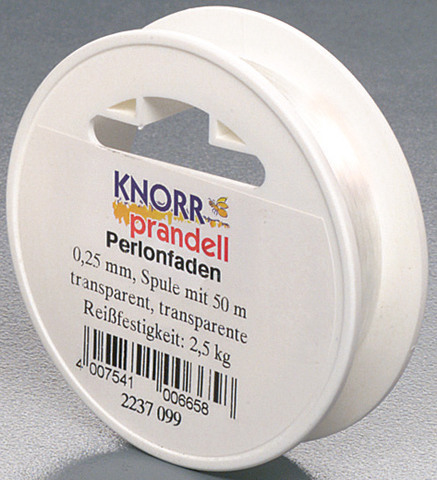 KNORR PRANDELL Perlonfaden 50mx0,25mm 2237099 transparent
