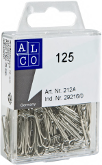 ALCO Büroklammern 26mm 212A eckig, verzinkt 125...