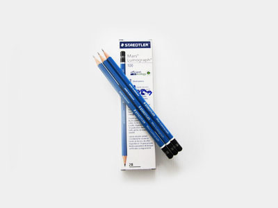 STAEDTLER Bleistift MARS 4B 100-4B Lumograph 100