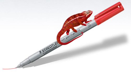 STAEDTLER Lumocolor non-perm. S 311-2 rot