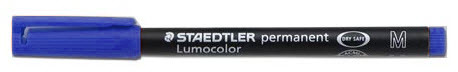 STAEDTLER Lumocolor permanent M 317-3 blau