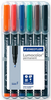 STAEDTLER Lumocolor permanent F 318-WP6 6 Farben assortiert