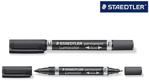 STAEDTLER Lumocolor DUO 348 0.6/1.5mm 348-9 schwarz perm.