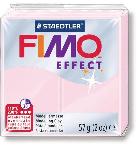 FIMO Modelliermasse soft 8020-206 Edelstein rosenquarz 57g