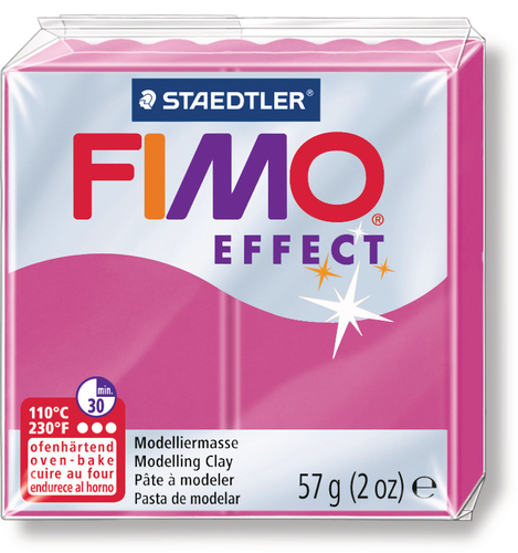 FIMO Modelliermasse soft 8020-286 Edelstein rubin-quarz 57g