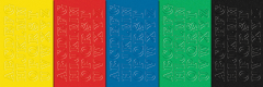 URSUS Moosgummi Buchstaben A-Z 8460099 5 Farben ass. 130...