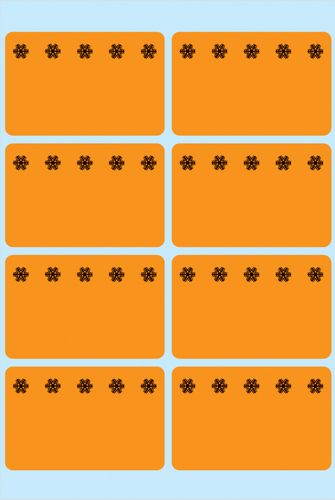 HERMA Tiefkhletiketten 26x40mm 3774 orange 48 Stck