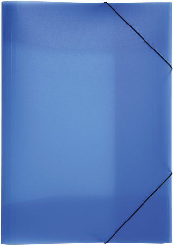 PAGNA Gummizugmappe A3 21638-07 blau PP 3 Einschlagklappen