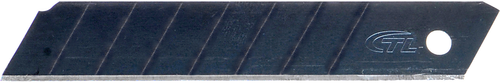 ECOBRA Carbonstahl-Klinge 18mm 770949 Premium Plus,schwarz 6 Stck