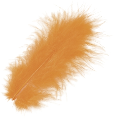 KNORR PRANDELL Marabufedern 10cm 6619100 orange 15...
