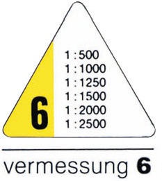 RUMOLD Dreikant-Massstab 150 30cm 150/6/30 Vermessung 6