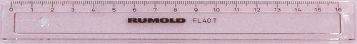 RUMOLD Schullineal 17cm FL40T transparent