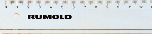 RUMOLD Schullineal 20cm FL42/20 transparent