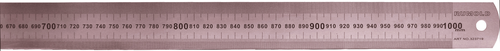 RUMOLD Stahllineal 100cm 323719 0-Punkt Aussenkante schwer