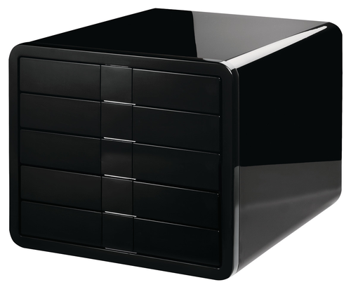 HAN Schubladenbox i-Box A4/C4 1551-13 schwarz, 5 Schubladen