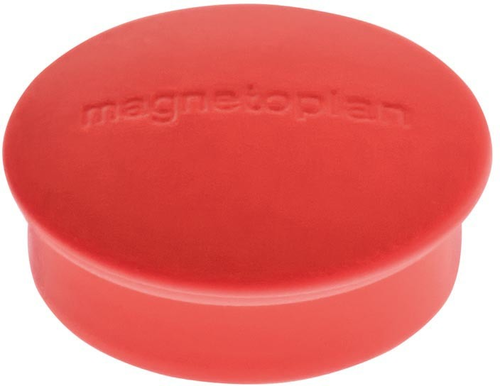 MAGNETOPLAN Magnet Discofix Mini 19mm 1664606 rot 10 Stk.
