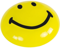 MAGNETOPLAN Smiley Magnete gelb-schwarz 16672 mittel 30mm...