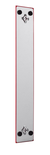 MAGNETOPLAN Design-Glasboard 100x600mm 13400006 rot, magnetisch