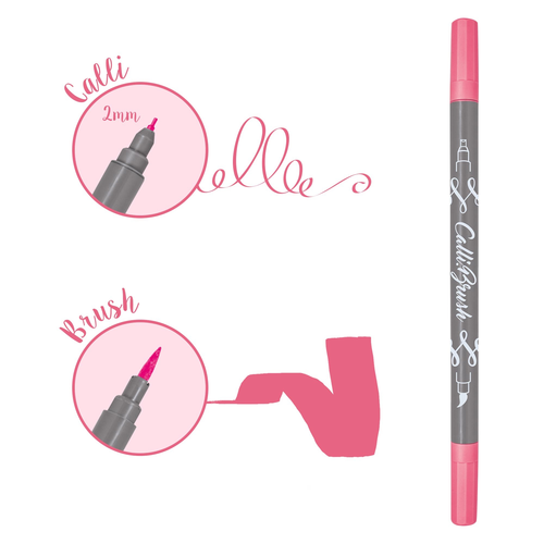 ONLINE Callibrush Pen Double Tip 2mm 19069/6 Pink