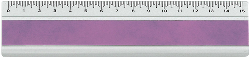 DUX Lineal Joy Color 15cm FA-JC/15L Alu, lila