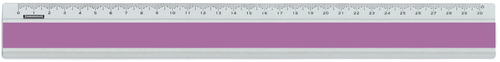 DUX Lineal Joy Color 30cm FA-JC/30L Alu, lila